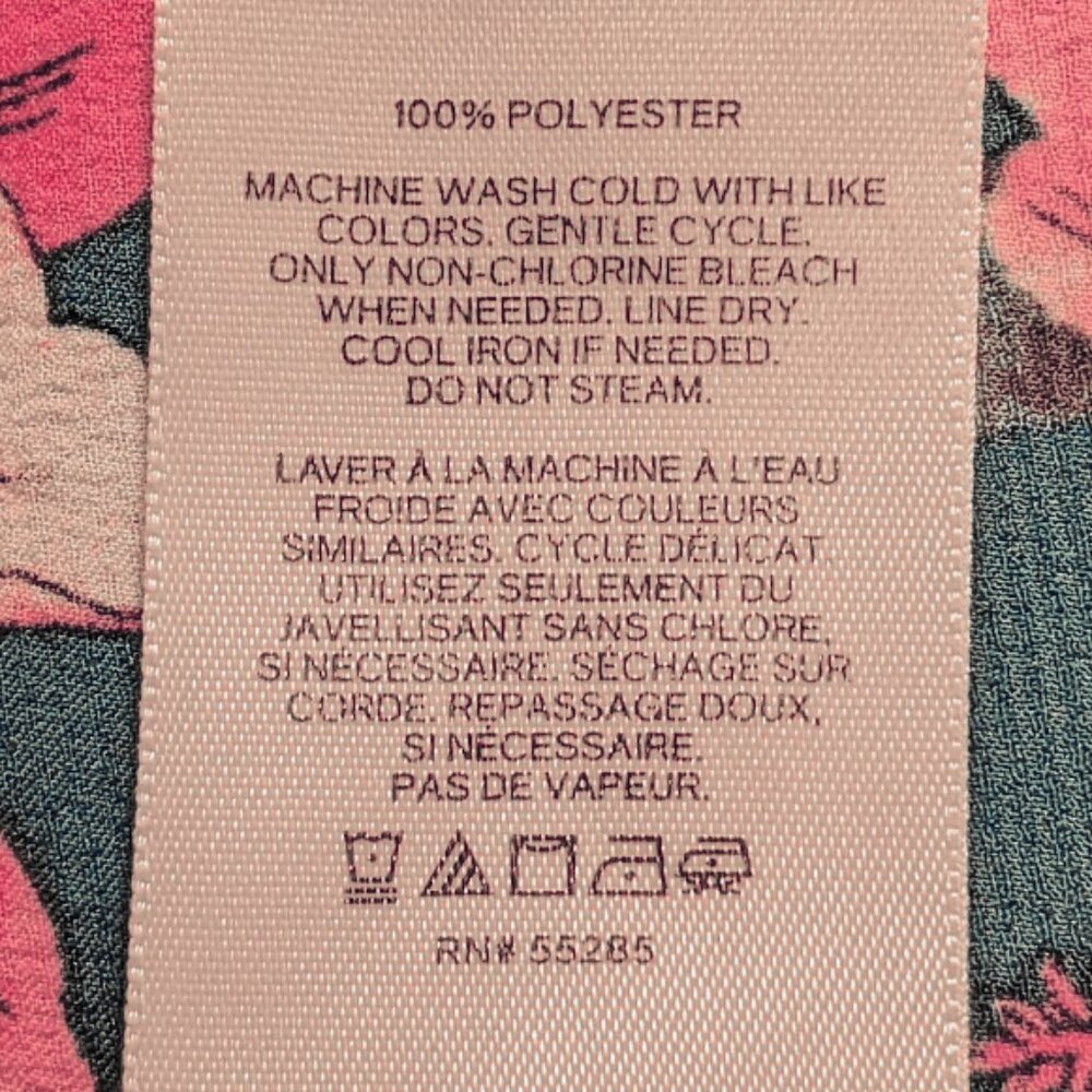 Express | Sleeveless Vibrant Floral Printed Portofino Shirt - Picture 8 of 9